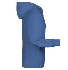 Męska organiczna rozpinana bluza z kapturem