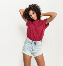 Damski top z mini rękawkami Damski top z mini rękawkami