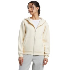 Miękka rozpinana bluza damska z kapturem Fluffy