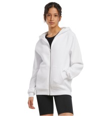 Miękka rozpinana bluza damska z kapturem Fluffy