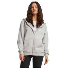 Miękka rozpinana bluza damska z kapturem Fluffy