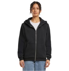 Miękka rozpinana bluza damska z kapturem Fluffy