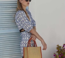 Mała torba z krochmalonej juty WESTFORD MILL®