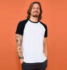 Męski T-shirt bejsbolowy Funky