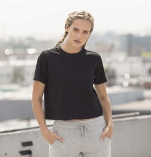 Damski krótki i luźny T-shirt Damski krótki i luźny T-shirt