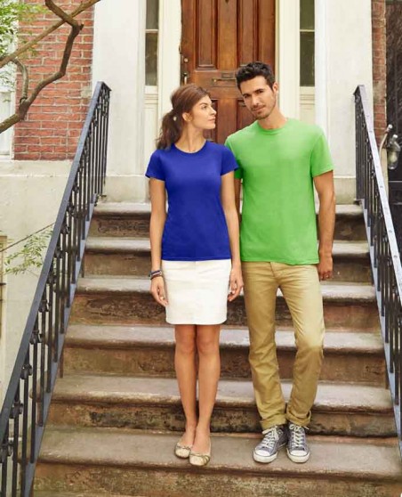 Koszulka GILDAN® z grubej bawełny dla pana