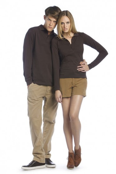 Koszulka polo z długimi rękawami B&C® Safran dla pani Koszulka polo z długimi rękawami B&C® Safran dla pani