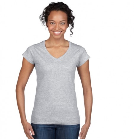 Koszulka GILDAN® Soft Style V dla pani