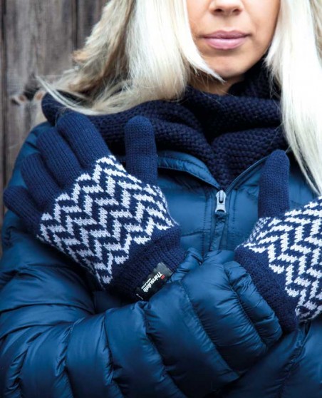 Wzorzyste rękawiczki ocieplane Thinsulate™ RESULT® Wzorzyste rękawiczki ocieplane Thinsulate™ RESULT®