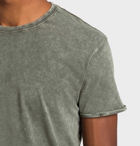 Męski T-shirt Husky z efektem jeansowym Męski T-shirt Husky z efektem jeansowym