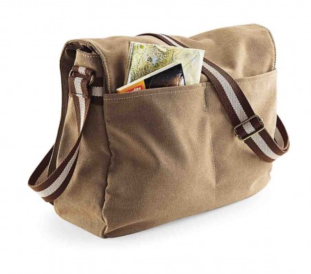 Płócienna torba listonoszka QUADRA® Vintage Płócienna torba listonoszka QUADRA® Vintage