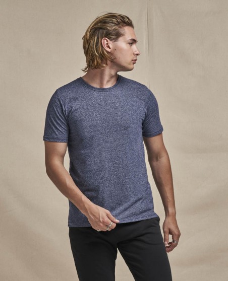 Męski melanżowy T-shirt bawełniano-poliestrowy JUST TS®