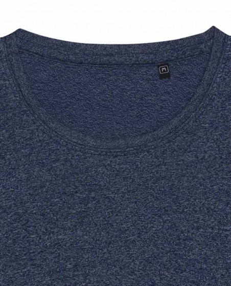 Męski melanżowy T-shirt bawełniano-poliestrowy JUST TS®