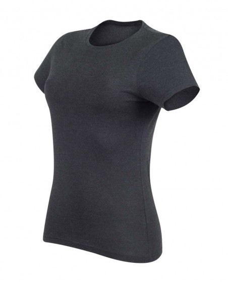 Damski dopasowany T-shirt melanżowy SKINNIFIT® Triblend