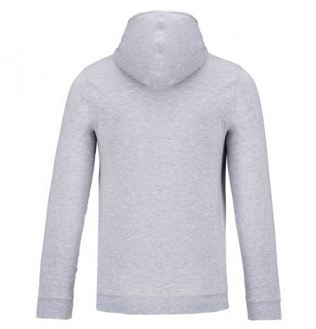 Lekka bawełniana bluza na zamek z kapturem unisex
