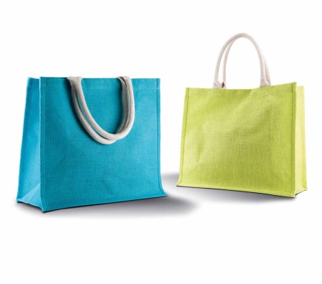 Jutowa torba plażowa KIMOOD®