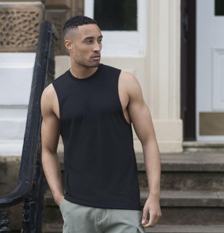 Męska luźna koszulka bez rękawów Męska luźna koszulka bez rękawów