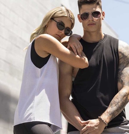 Męska luźna koszulka bez rękawów Męska luźna koszulka bez rękawów