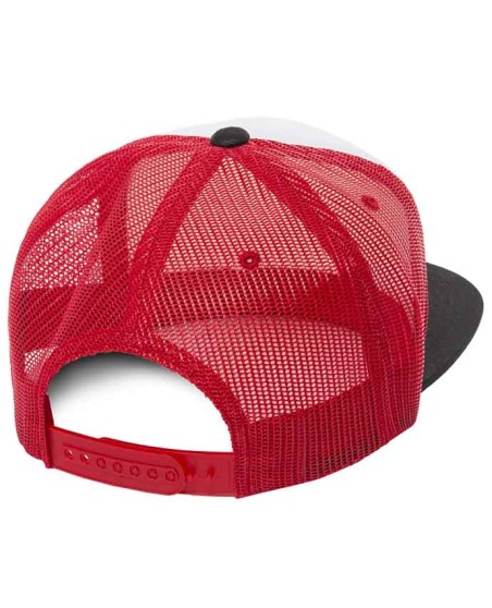 Czapka z siatką z białym frontem FLEXFIT® Snapback Foam