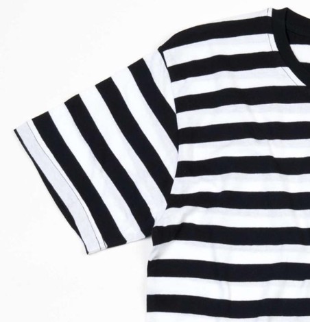 Męski lekki T-shirt w paski