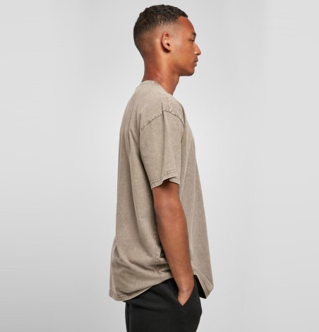 Bardzo gruby sprany T-shirt Oversize unisex Bardzo gruby sprany T-shirt Oversize unisex