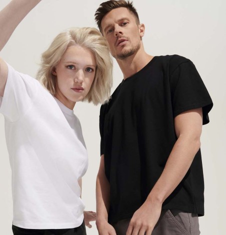 Gruby T-shirt Oversized Legacy unisex z recyklingu