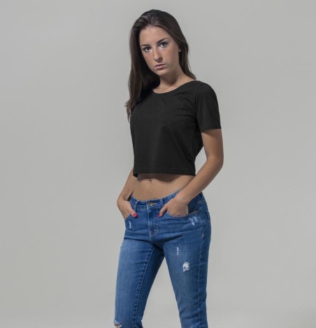 Bardzo krótki T-shirt damski