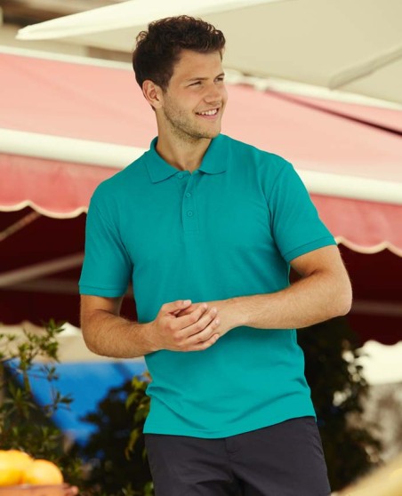 KOSZULKA POLO FRUIT OF THE LOOM 65/35 DLA PANA