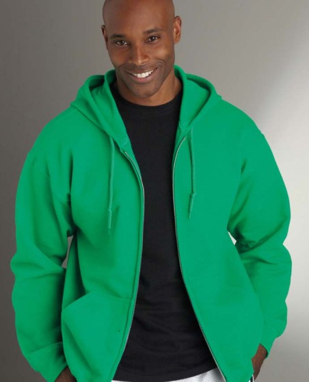 Bluza na zamek z kapturem GILDAN® dla pana