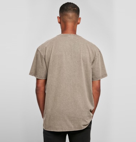 Bardzo gruby sprany T-shirt Oversize unisex (rozmiary: 3XL, 4XL, 5XL)