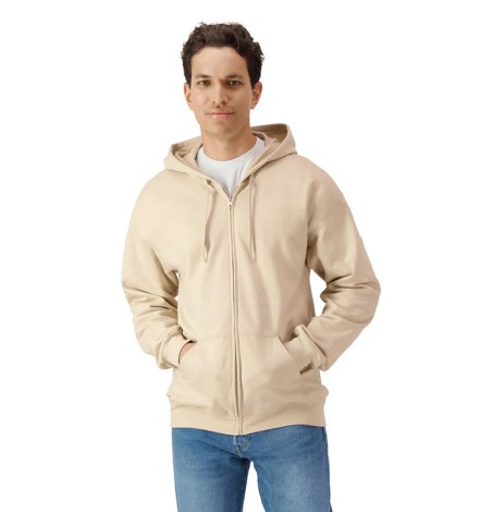 Rozpinana bluza SOFTSTYLE® z kapturem unisex