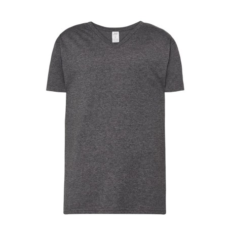 Męski T-shirt z dekoltem w serek