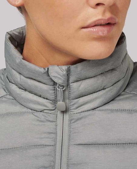 Lekka pikowana kurtka bez kaptura KARIBAN® z woreczkiem dla pani