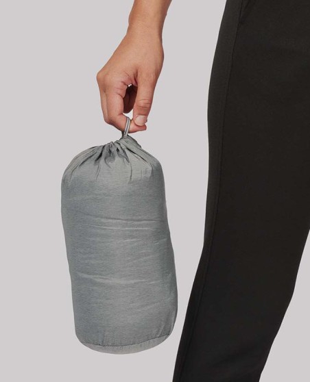 Lekka pikowana kurtka bez kaptura KARIBAN® z woreczkiem dla pani