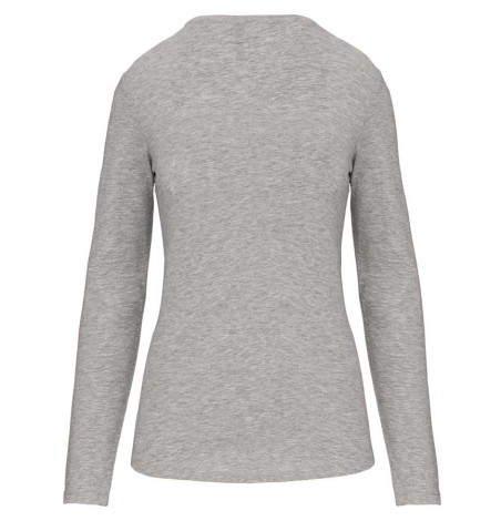 Damska koszulka elastyczna z długimi rękawami