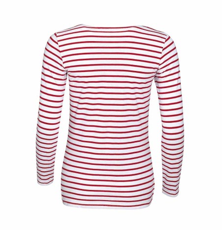 Damska koszulka w paski z długimi rękawami Damska koszulka w paski z długimi rękawami