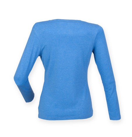 Damska elastyczna koszulka z długimi rękawami Feel Good Damska elastyczna koszulka z długimi rękawami Feel Good