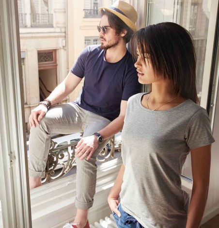 Damski T-shirt z bawełny organicznej