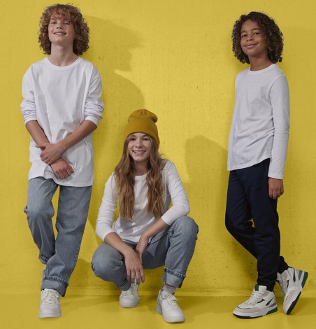 Dziecięcy lekki T-shirt z długimi rękawami #E150 Dziecięcy lekki T-shirt z długimi rękawami #E150