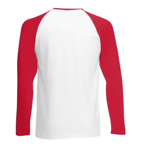 Męski T-shirt bejsbolowy Valueweight z długimi rękawami Męski T-shirt bejsbolowy Valueweight z długimi rękawami