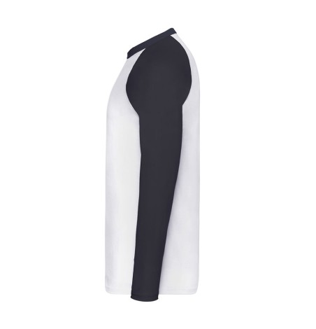 Męski T-shirt bejsbolowy Valueweight z długimi rękawami Męski T-shirt bejsbolowy Valueweight z długimi rękawami