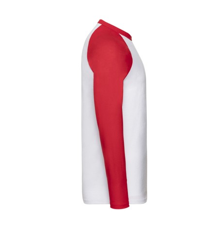 Męski T-shirt bejsbolowy Valueweight z długimi rękawami Męski T-shirt bejsbolowy Valueweight z długimi rękawami
