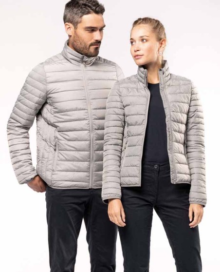 Lekka pikowana kurtka bez kaptura KARIBAN® z woreczkiem dla pana