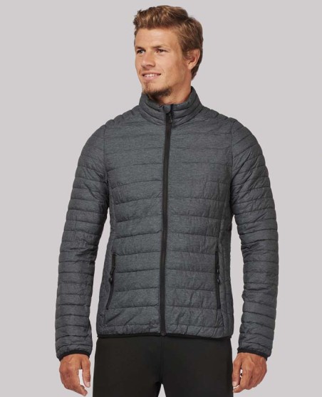 Lekka pikowana kurtka bez kaptura KARIBAN® z woreczkiem dla pana