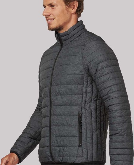 Lekka pikowana kurtka bez kaptura KARIBAN® z woreczkiem dla pana