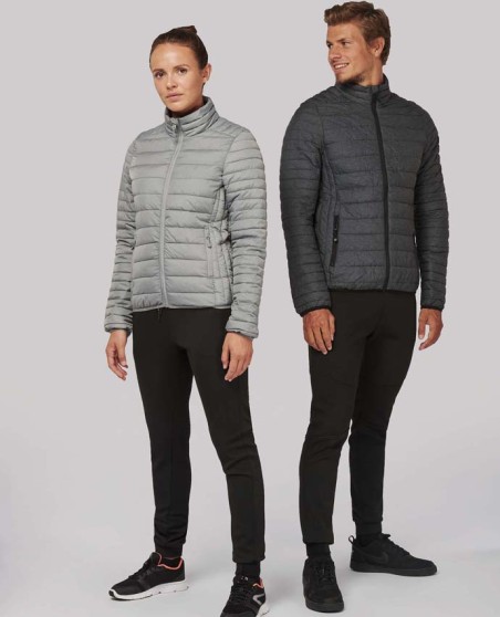 Lekka pikowana kurtka bez kaptura KARIBAN® z woreczkiem dla pana