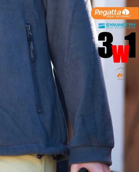 Przeciwdeszczowa kurtka systemowa 3 w 1 REGATTA® Defender III dla pani