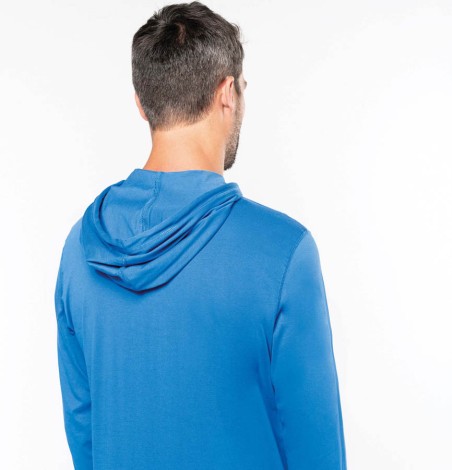 Lekka bawełniana bluza na zamek z kapturem unisex