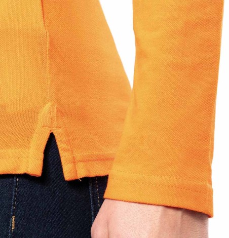 Lekka damska koszulka polo z długimi rękawami Lekka damska koszulka polo z długimi rękawami