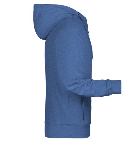 Męska organiczna rozpinana bluza z kapturem